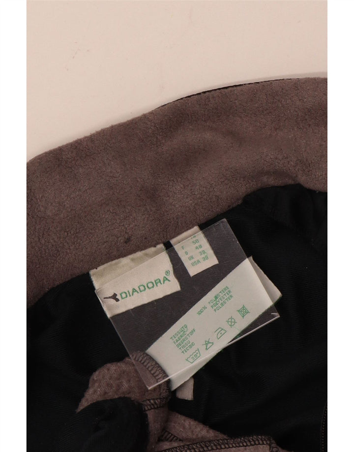 Diadora Chaqueta de chándal para hombre ES 38 Poliéster color block gris medio