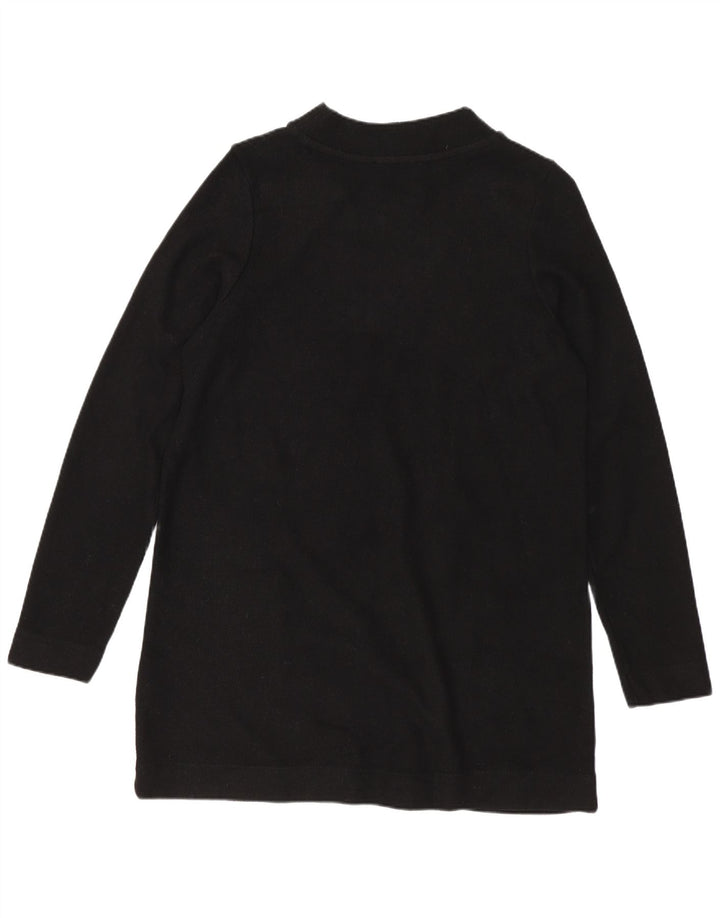 Marks & Spencer Top tipo túnica de manga larga para mujer UK 40 Mediano Poliéster negro