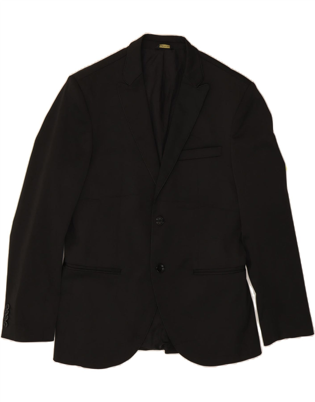 HAVANA & CO Chaqueta tipo blazer de 2 botones para hombre IT 48 Poliéster negro mediano