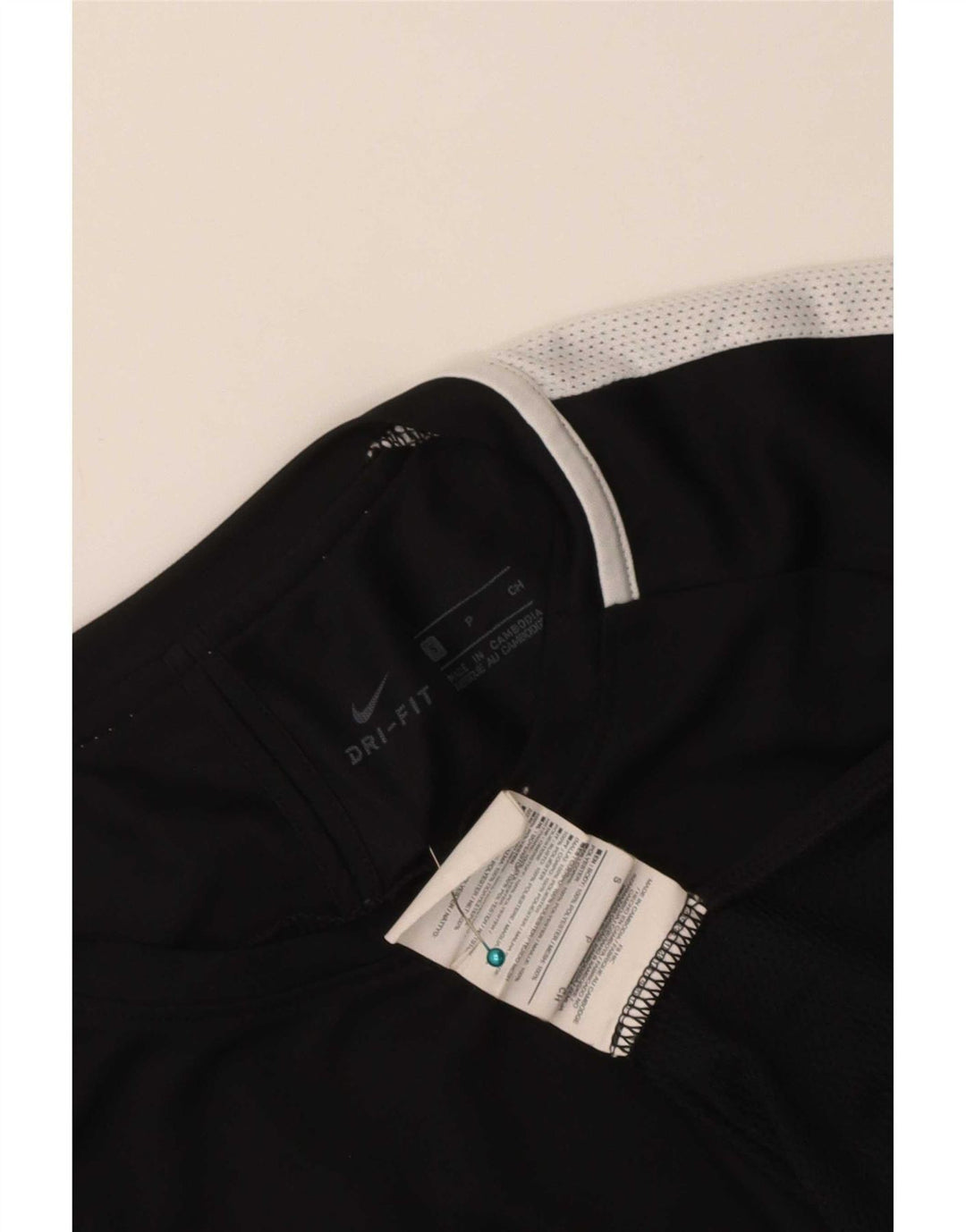 Camiseta Nike para Hombre Dri Fit Top Pequeña Negra Poliéster