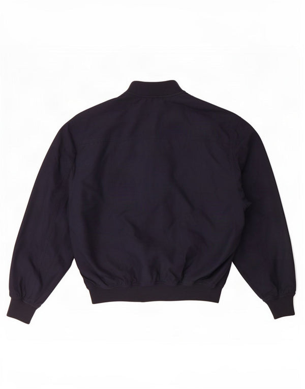 Faciba Chaqueta Bomber para Hombre IT 50 Grande Azul Marino