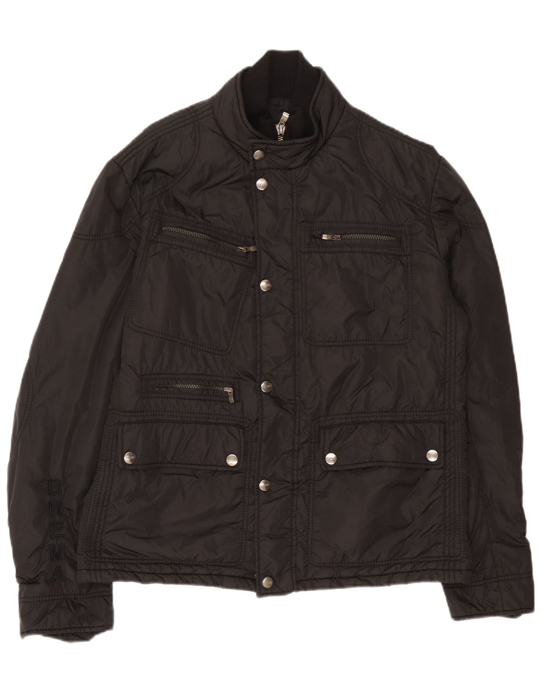 Brema Chaqueta utilitaria para hombre UK 38 Mediana Poliamida negra