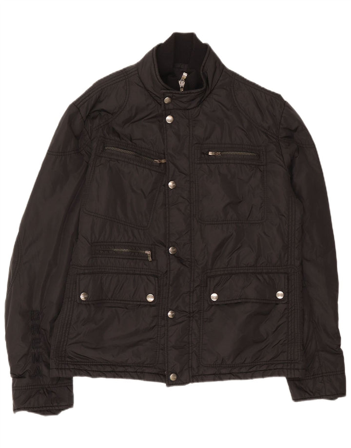 Brema Chaqueta utilitaria para hombre UK 38 Mediana Poliamida negra