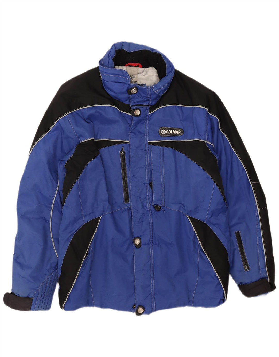 Colmar Chaqueta de esquí para hombre UK 40 Large Azul Colorblock Nylon