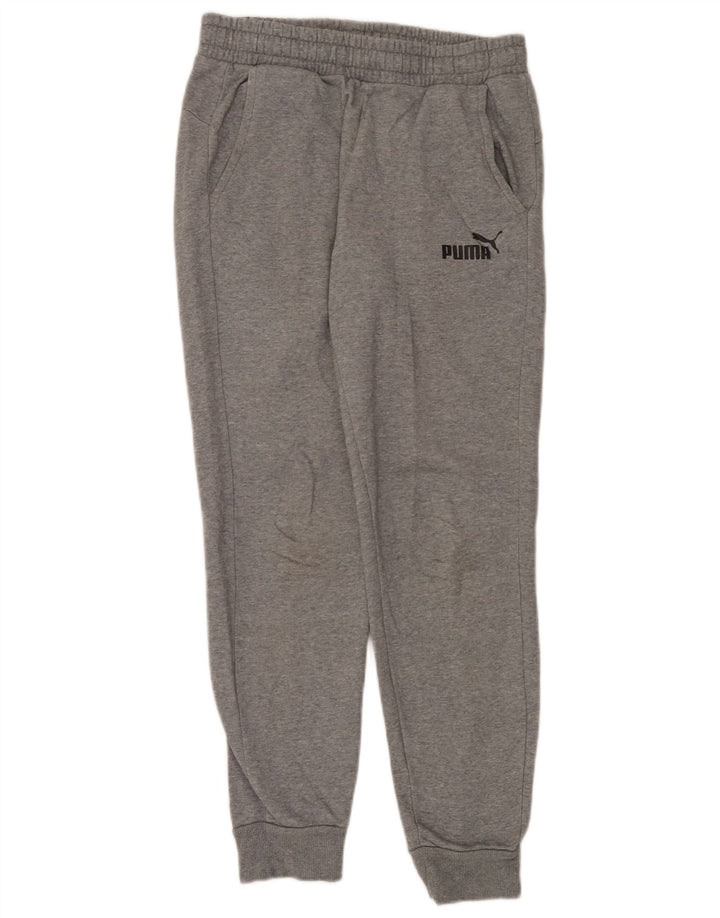 Pantalones De Chándal Puma Joggers De Algodón Moteado Gris Medio |