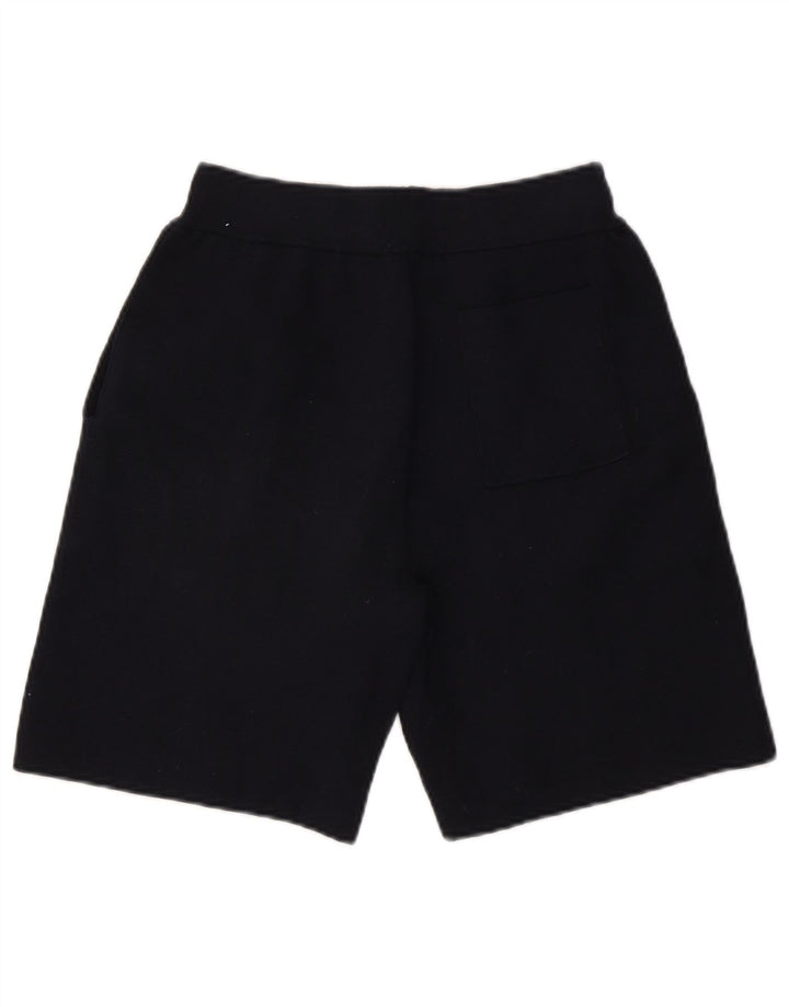 Zara Hombre Pantalones Cortos Casuales Medianos W31 Algodón Azul Marino