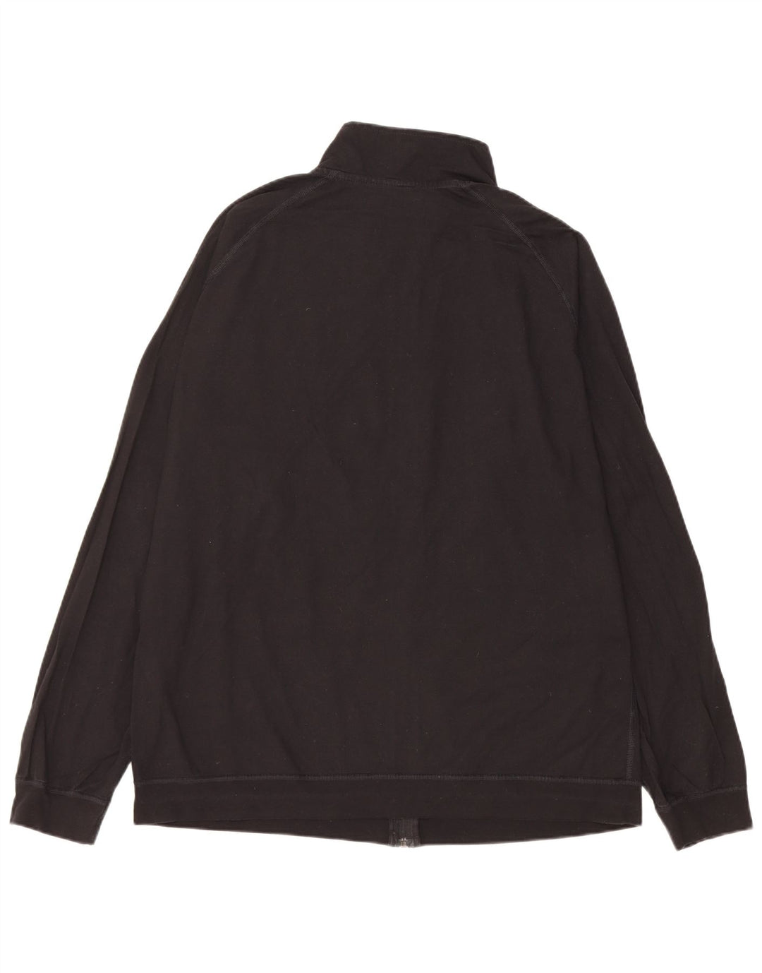 Trigema Hombre Chándal Top Chaqueta XL Negro Algodón