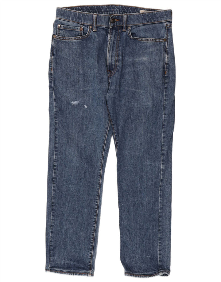 Marks & Spencer Vaqueros cónicos para hombre W32 L29 Algodón azul