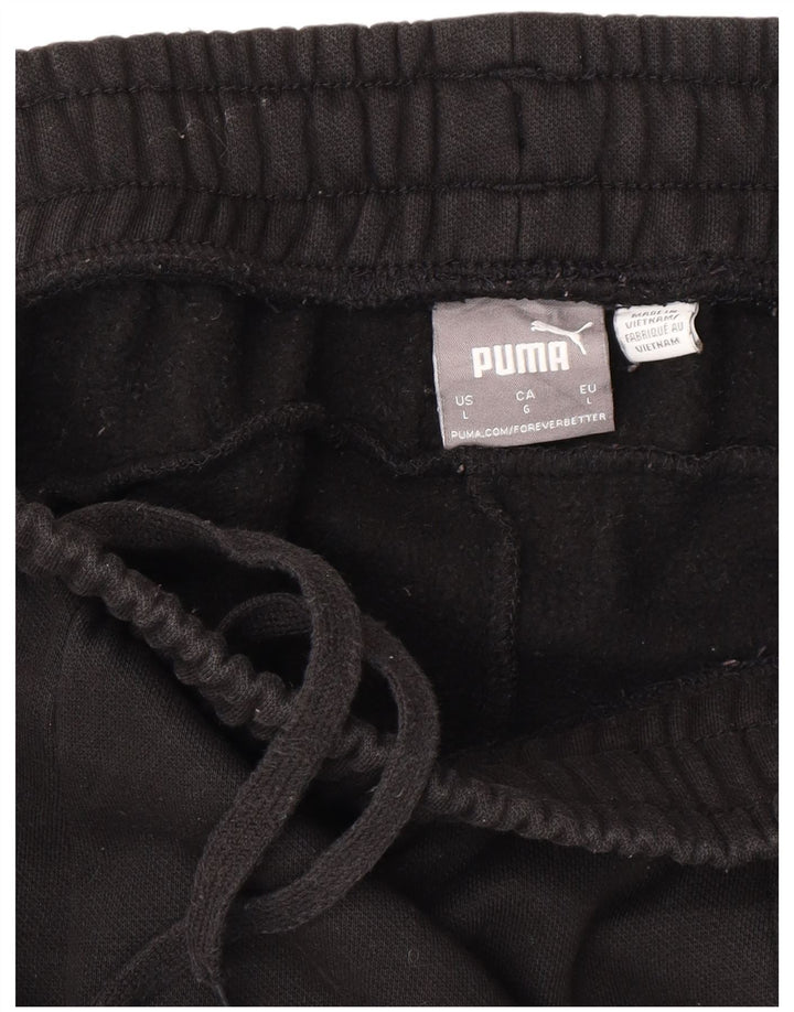 Puma - Pantalones de chándal para hombre, color negro