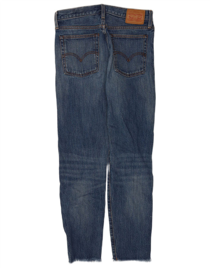 LEVI'S Vaqueros Slim Mujer W28 L27 Algodón Azul