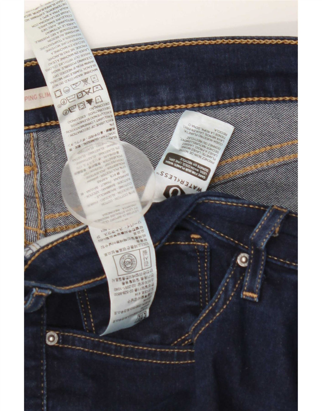Levi's Mujer 312 Shaping Slim Jeans W32 L30 Algodón Azul