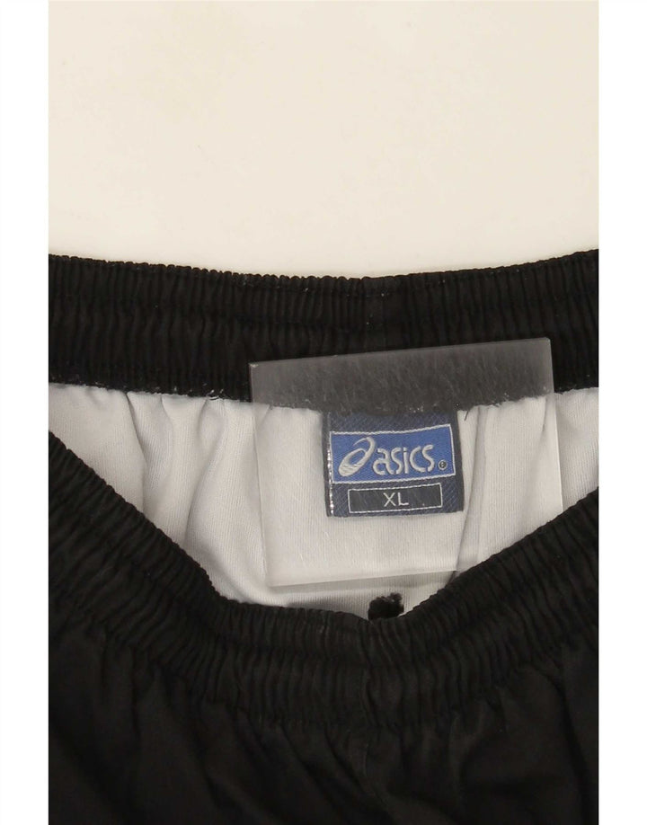 Asics Pantalones cortos deportivos gráficos para hombre XL Algodón negro