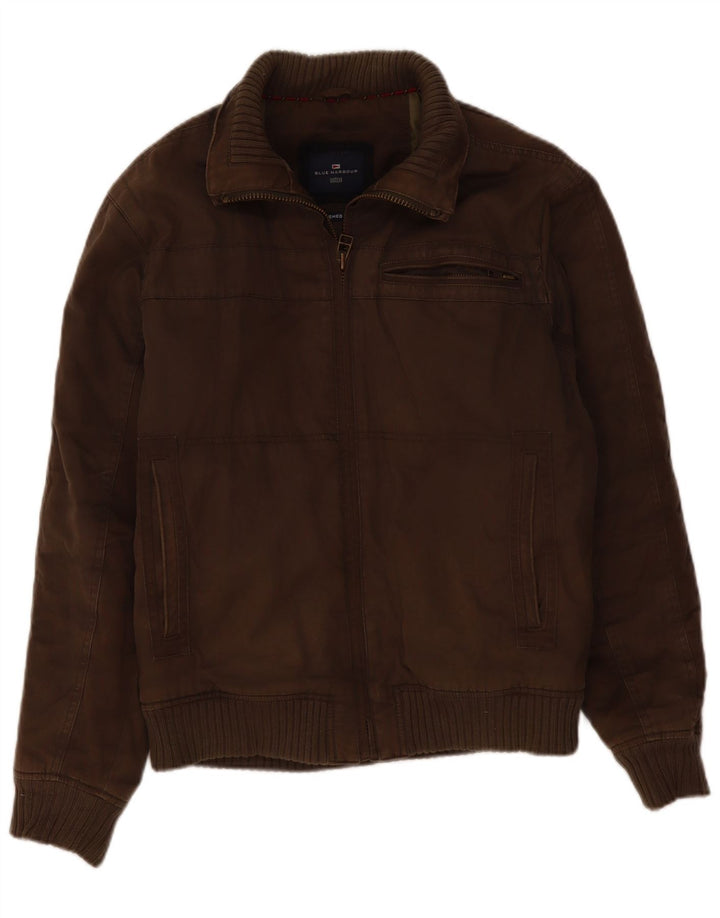 Marks & Spencer Chaqueta Bomber para Hombre UK 36 Small Algodón Caqui