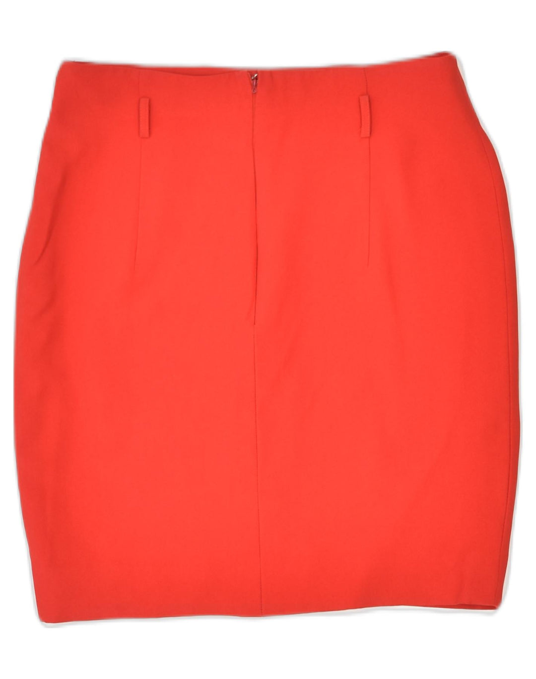 MARINA BABINI Womens Straight Skirt IT 44 Medium W28  Red Viscose | Vintage Marina Babini | Thrift | Second-Hand Marina Babini | Used Clothing | Messina Hembry 