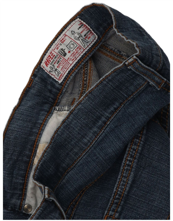 Vaqueros rectos para hombre Rifle W33 L33 Algodón azul