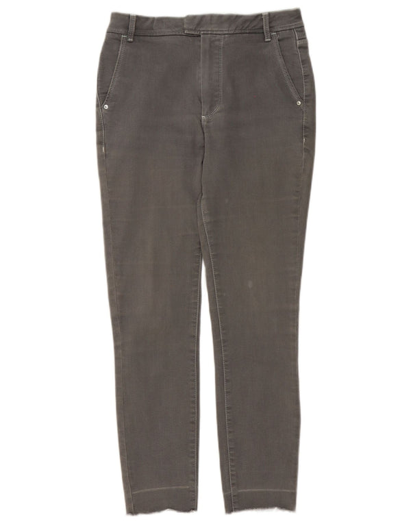 Pantalón Chino Pitillo Massimo Dutti Mujer W26 L26 Gris