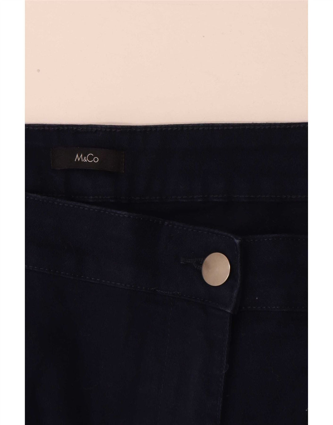 Pantalones cortos casuales para mujer M&Co W40 XL Azul marino