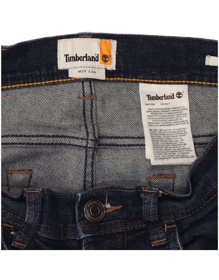 Timberland Jeans Slim Mujer W29 L34 Algodón Azul Marino