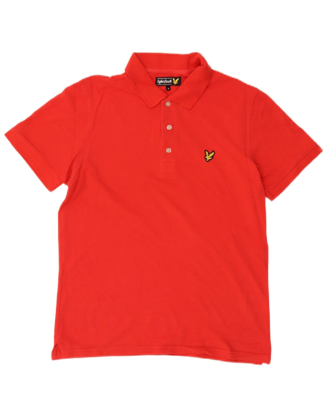 Lyle & Scott Polo Hombre Algodón Rojo Medio