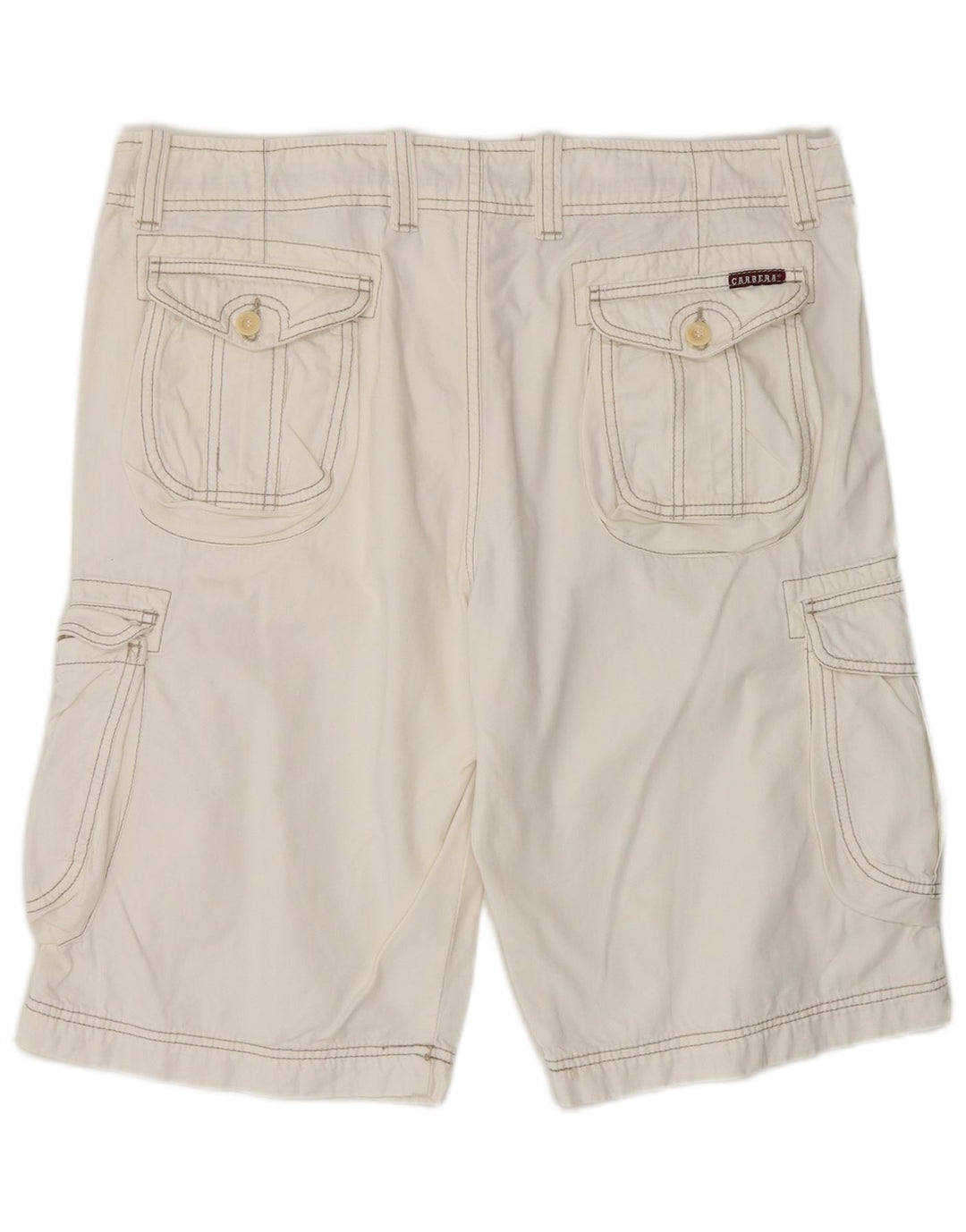 Carrera Cargo Shorts Cargo para Mujer IT 52 XL W34 Algodón Blanco
