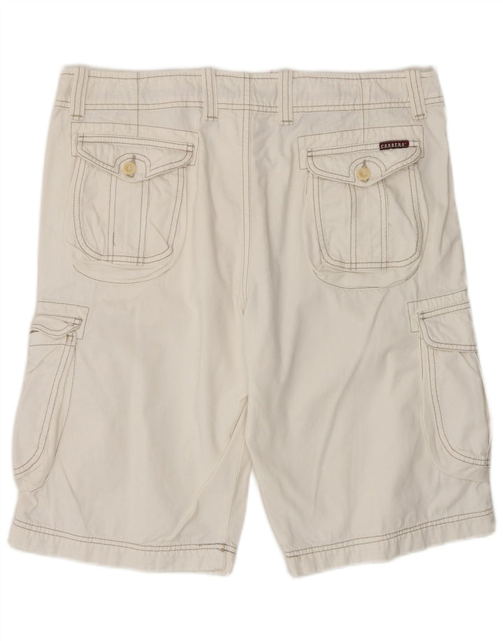 Carrera Cargo Shorts Cargo para Mujer IT 52 XL W34 Algodón Blanco