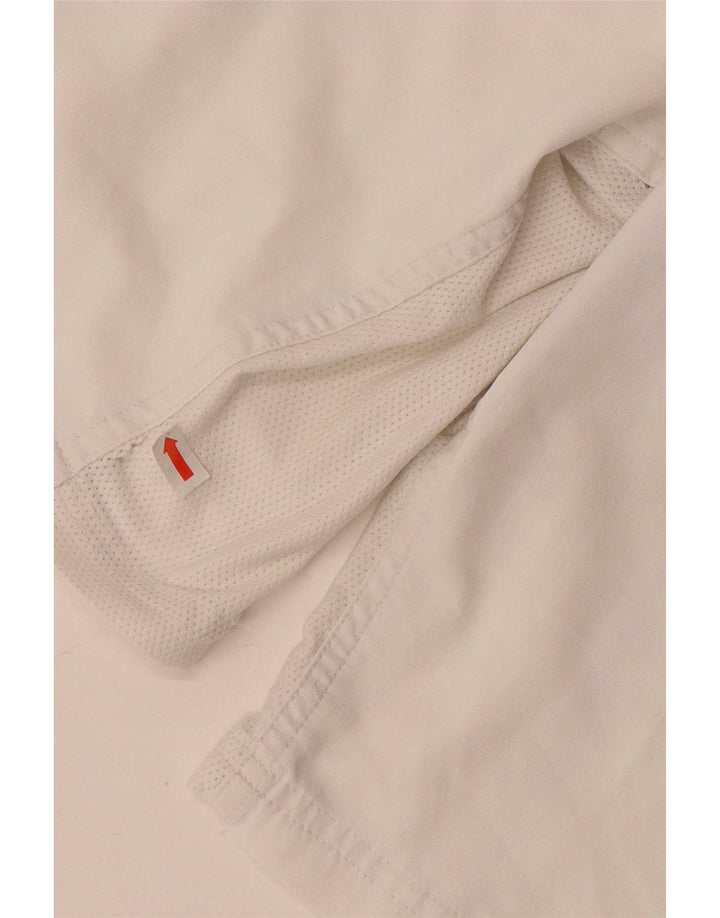 Pantalones cortos deportivos Nike Dri Fit para hombre poliéster blanco mediano