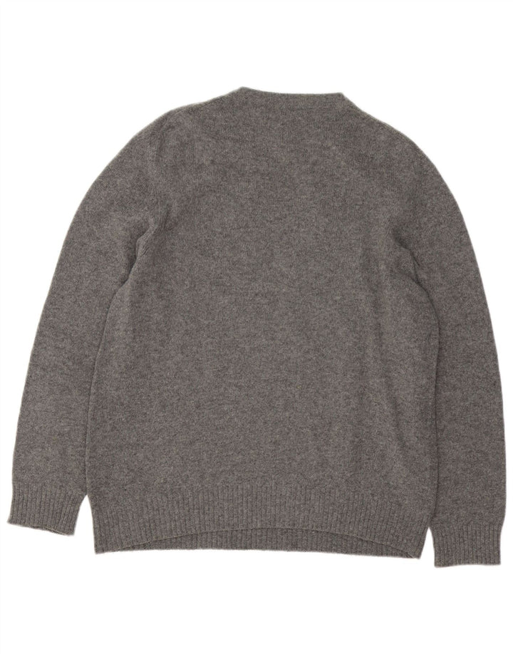Sergio Tacchini Jersey De Cuello Redondo De Lana Gris Medio Hombre