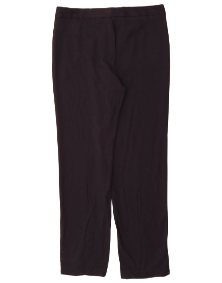 Marks & Spencer Pantalones de traje para mujer UK 12 Medium W32 L31 Azul marino
