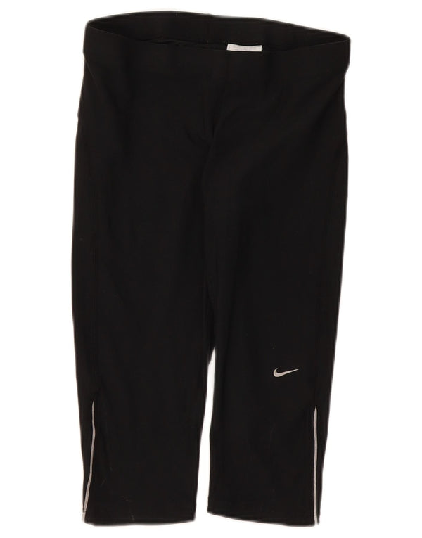 Nike Leggings Capri para mujer Reino Unido 10/12 Mediano Negro Poliéster