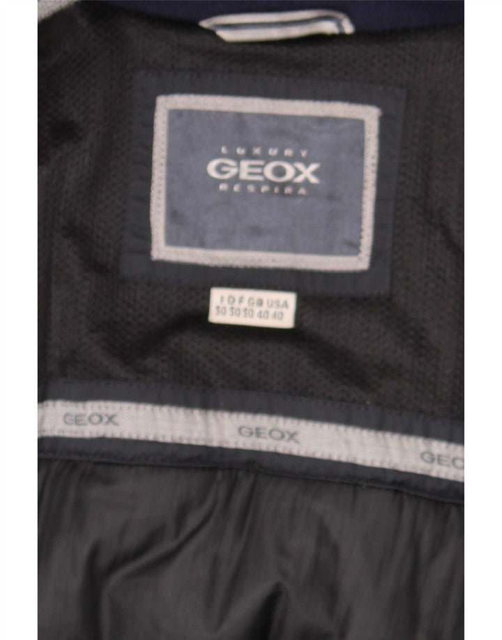 Geox - Chaqueta acolchada Respira para hombre, talla 40, color negro
