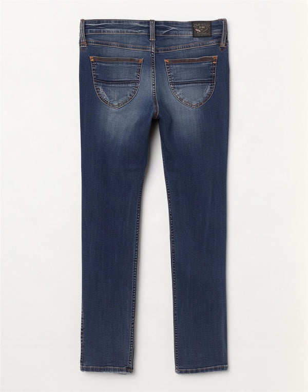 Vaqueros ajustados para mujer Tommy Hilfiger W32 L32 Algodón azul marino