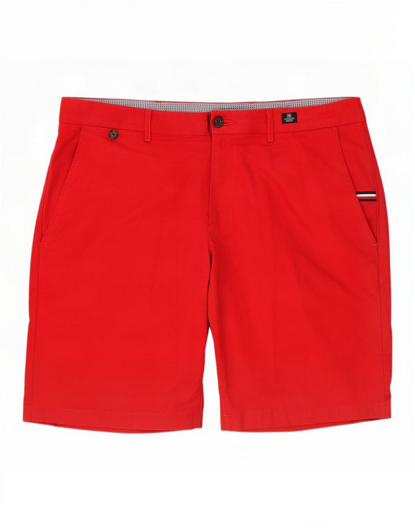 Tommy Hilfiger Pantalones cortos chinos para hombre W38 XL Algodón rojo