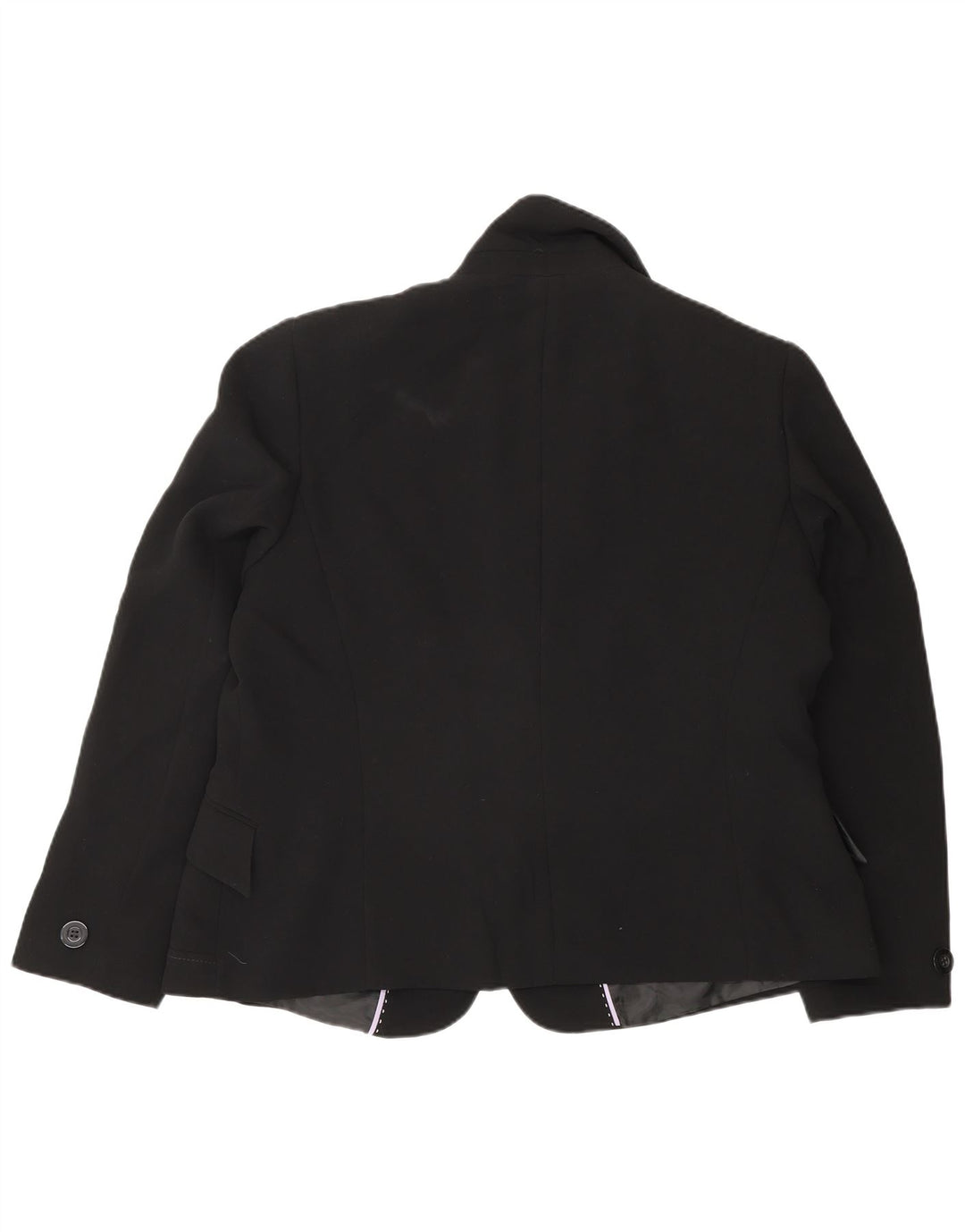 Marks & Spencer Chaqueta tipo blazer con 1 botón para mujer UK 40 XL Negro