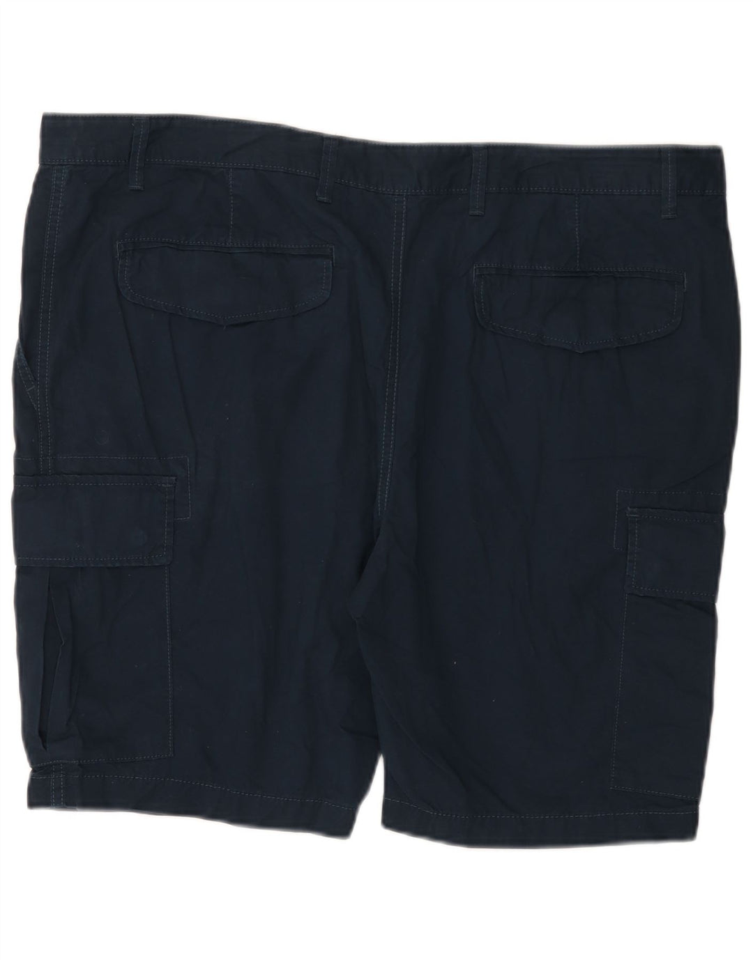 Marks & Spencer Pantalones cortos cargo para hombre W42 2XL Algodón azul marino