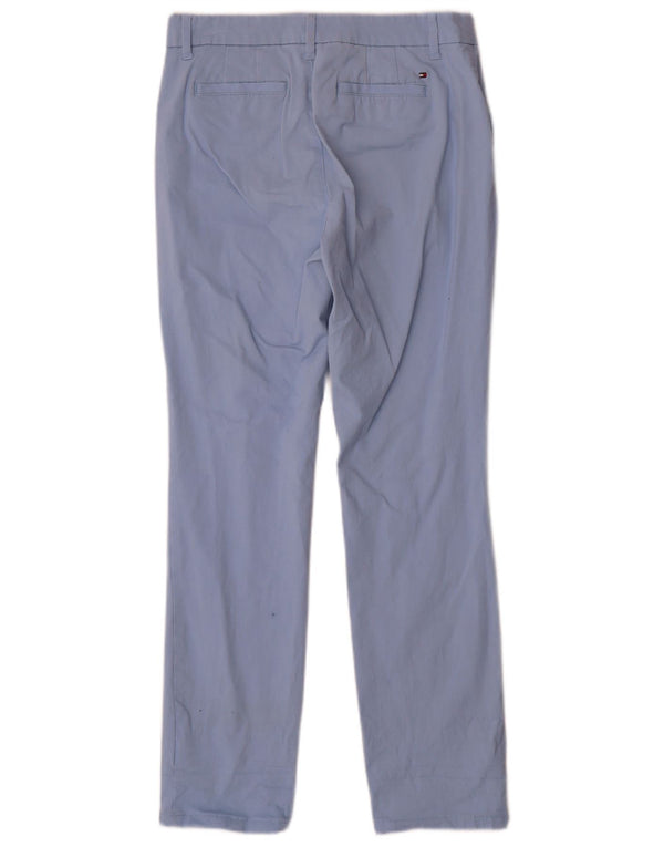 Tommy Hilfiger Pantalones chinos delgados para mujer US 4 Small W28 L28 Algodón azul