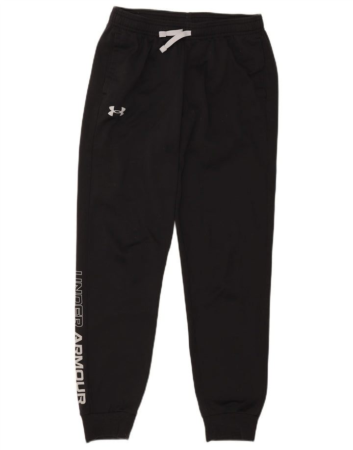 Under Armour Pantalones de chándal con estampado gráfico para niños 11-12 años Negro