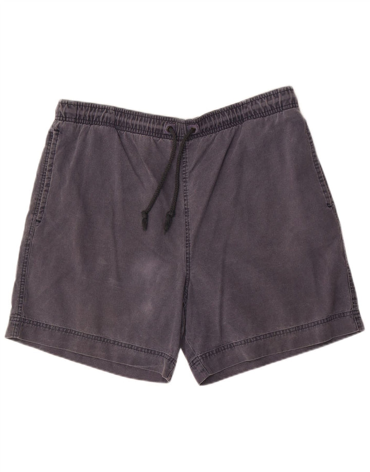 Marks & Spencer - Pantalones cortos deportivos para hombre, talla grande, algodón azul marino
