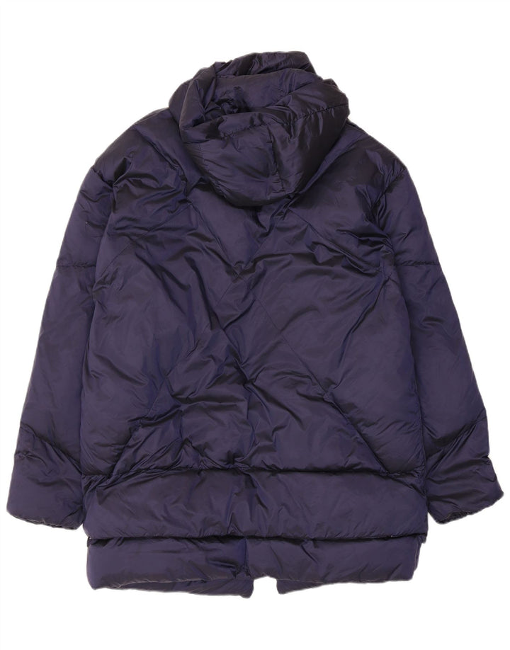 Chaqueta acolchada con capucha canadiense para mujer UK 14 Medium Azul marino