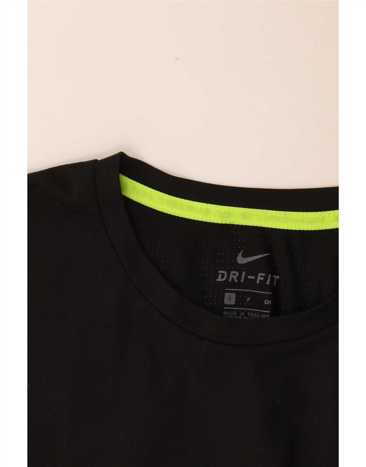 Camiseta sin mangas Nike Dri Fit para hombre, talla pequeña, color negro