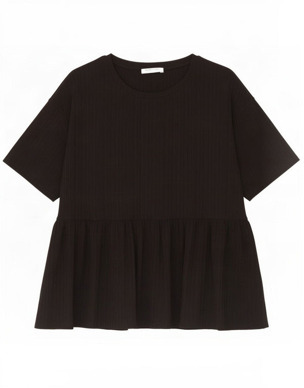 Zara Mujer Trafaluc Blusa Top Reino Unido 46 Grande Negro
