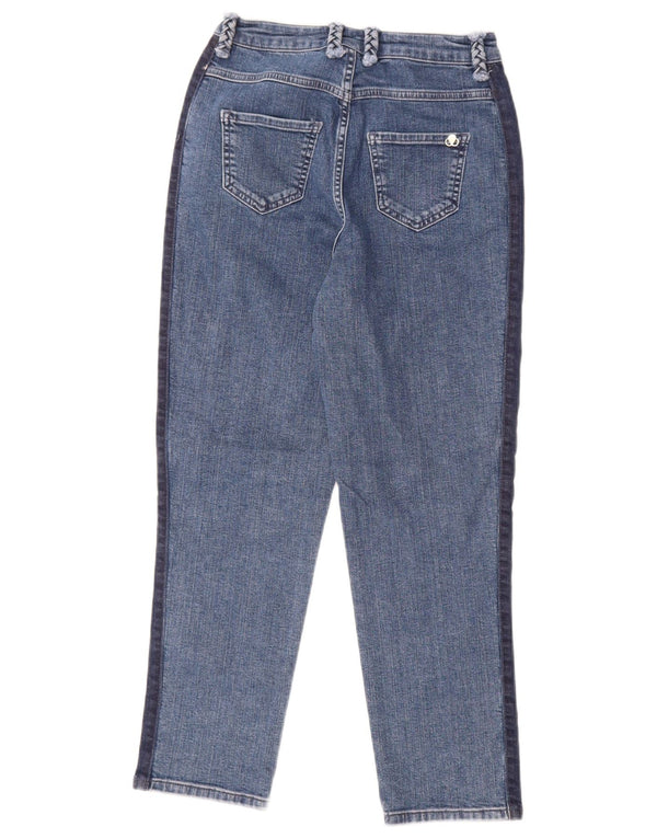 Vaqueros cónicos de cintura alta para mujer de Ted Baker W26 L25 Algodón color block azul