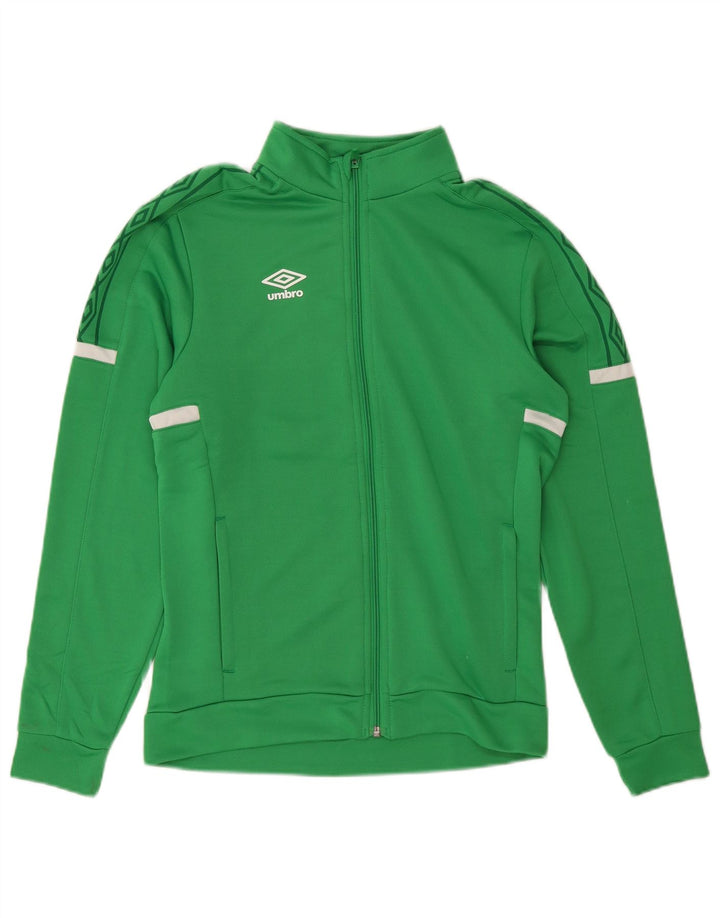 Umbro Chaqueta de chándal gráfica para niños 13-14 años XL Verde Poliéster