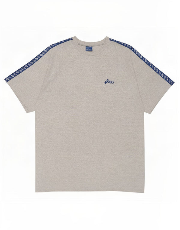 Asics Camiseta gráfica para hombre Top 2XL Gris