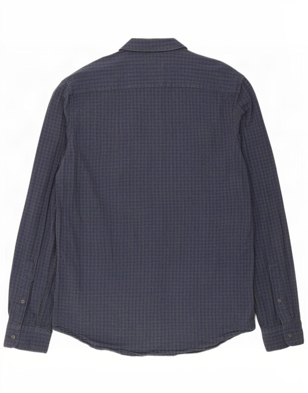 Camisa Jack Wills Hombre Slim Fit Algodón A Cuadros Azul Marino Medio