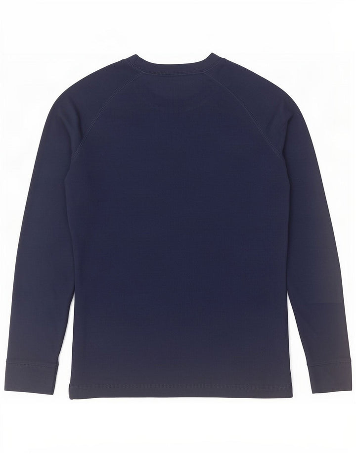 Mountain Warehouse Top para mujer de manga larga UK 40 Mediano Azul marino Poliéster