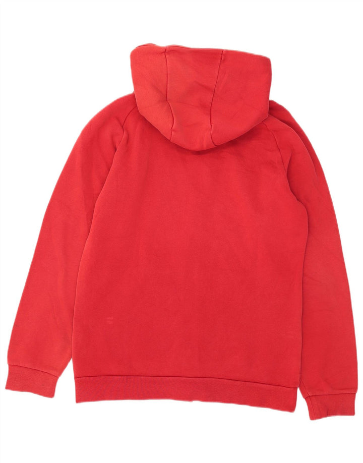 Jordan - Sudadera con capucha y cremallera para hombre, talla pequeña, algodón rojo