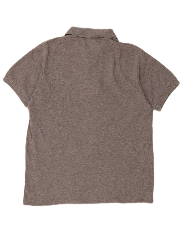 Polo Lacoste para hombre talla 3 pequeño algodón gris