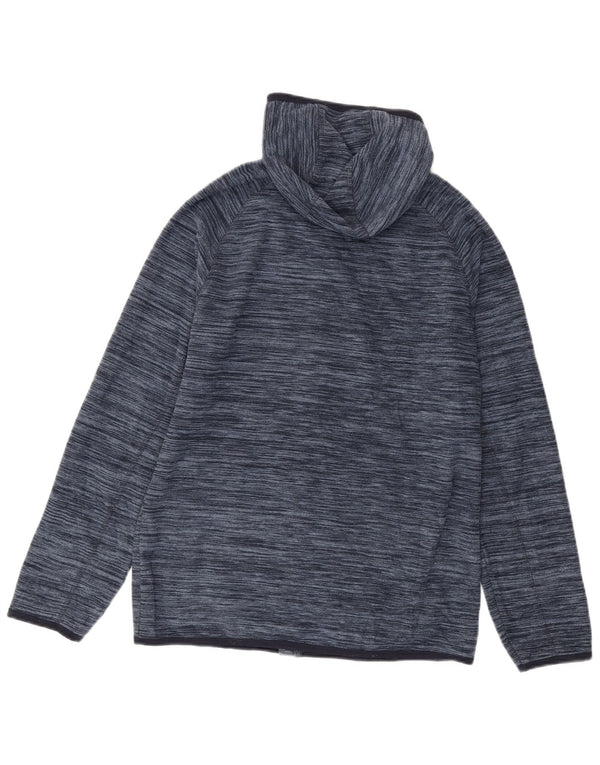 Chaqueta polar con capucha para hombre Mountain Warehouse UK 36 Small Azul marino moteado