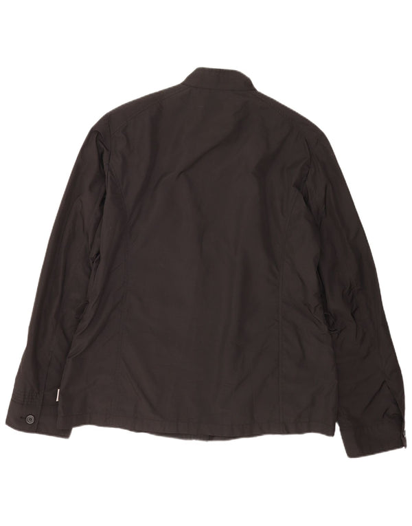 Geox Mujer Respira Utility Jacket UK 40 XL Poliéster Negro