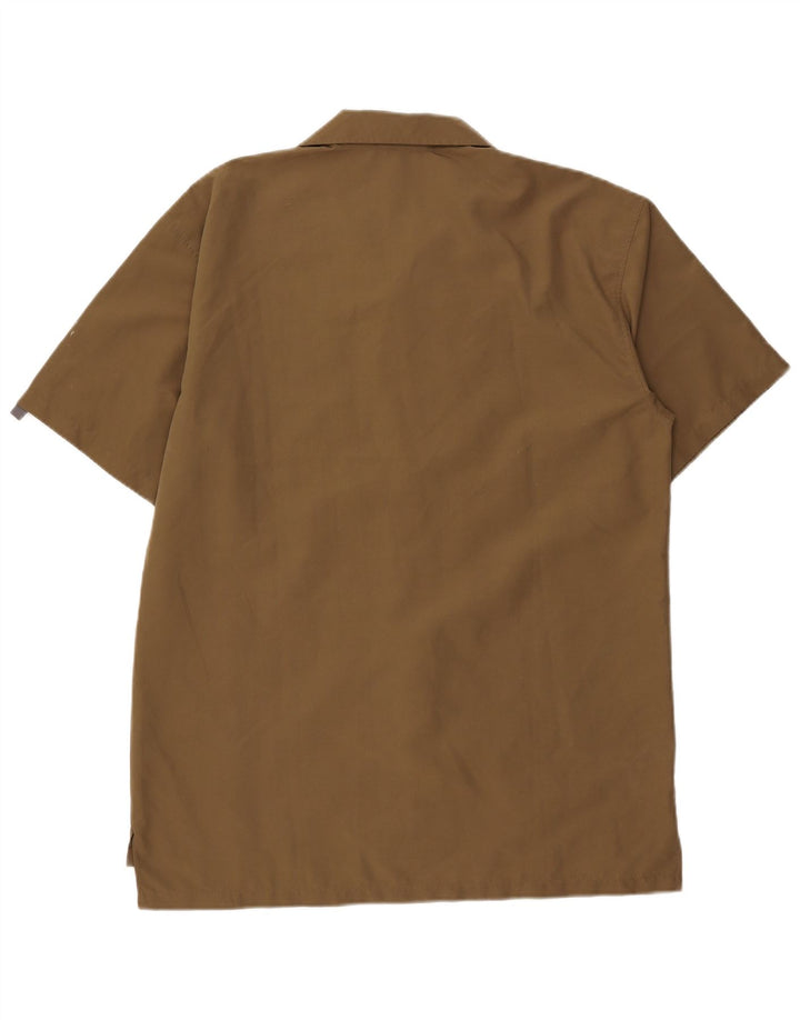 Killer Loop Camisa de manga corta para hombre Large Khaki Floral